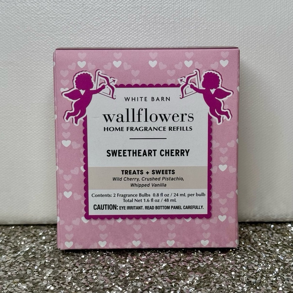 Bath and Body Works Wallflowers Sweetheart Cherry 2 Pack Refill NWT - Picture 3 of 4